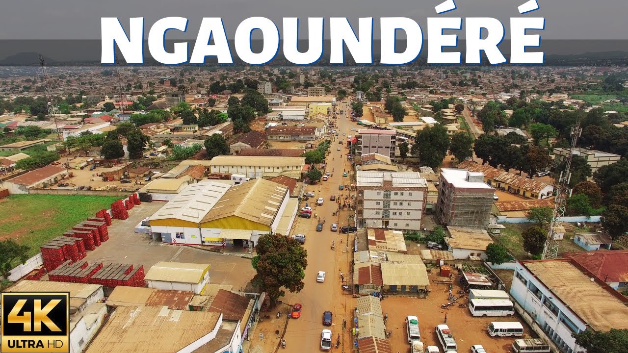 CENTRE VILLE NGAOUNDERE - VUE DU CIEL EN 4K