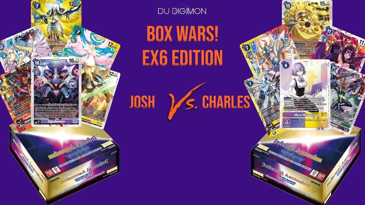 Digimon TCG // Box Wars! // EX06 Box Opening