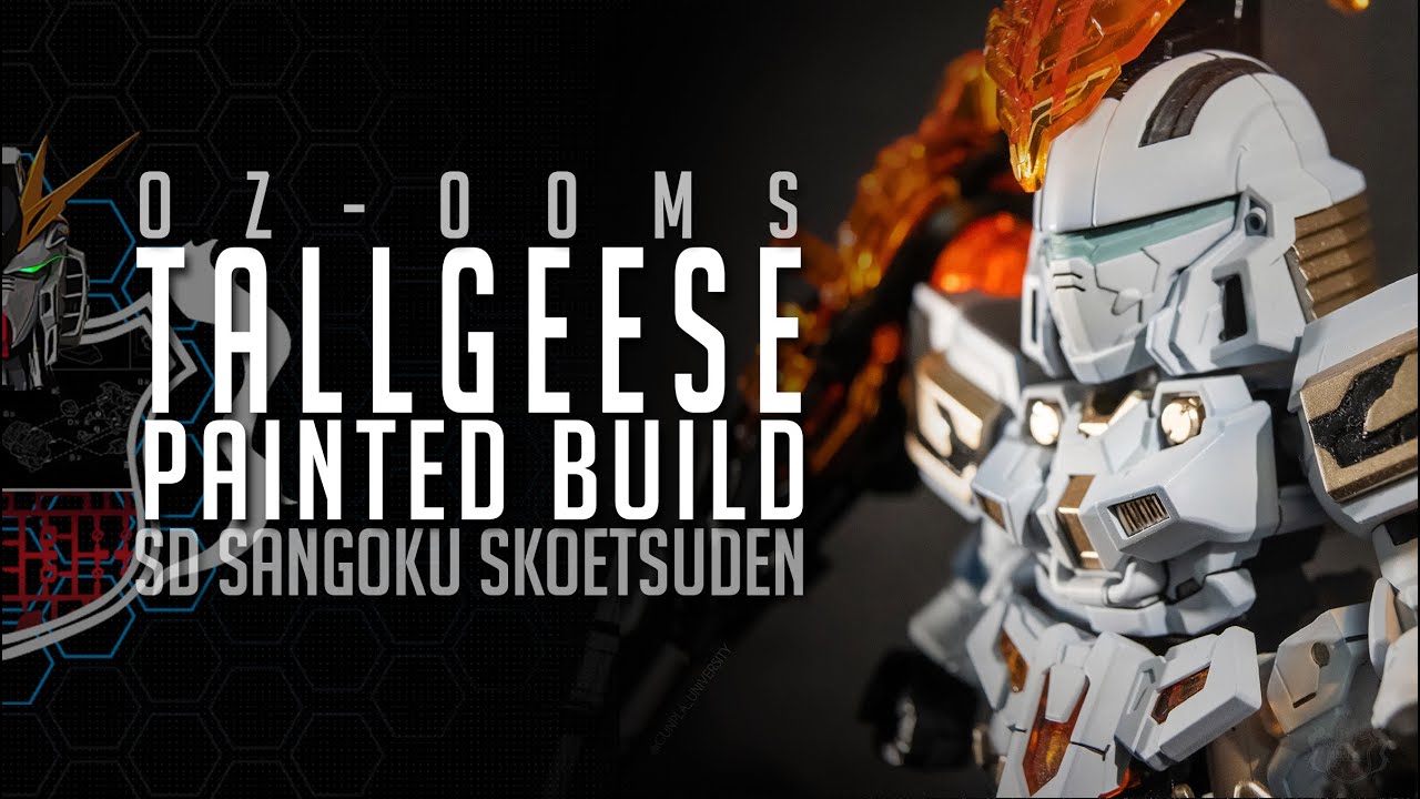 Saved another SD from the trash and painted it. Sangoku Skoetsuden Tallgeese | Painted Gunpla Build