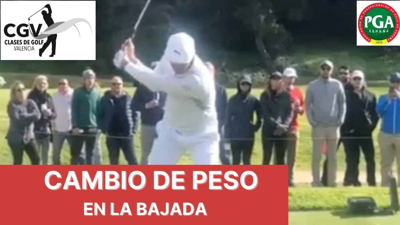 El cambio de PESO en la BAJADA-Clases de GOLF en Español