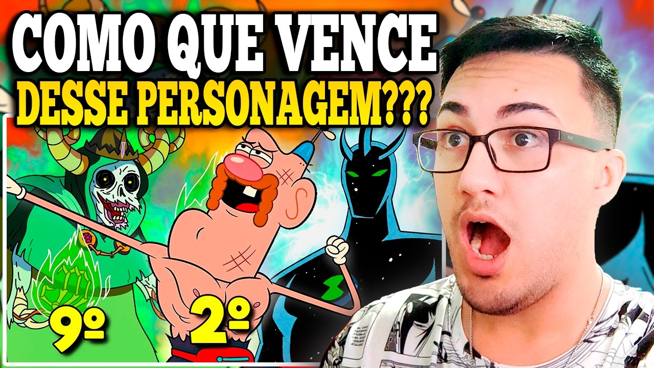 &Eacute; MUITA APELA&Ccedil;&Atilde;O!!! REACT Os Personagens MAIS PODEROSOS da CARTOON NETWORK!