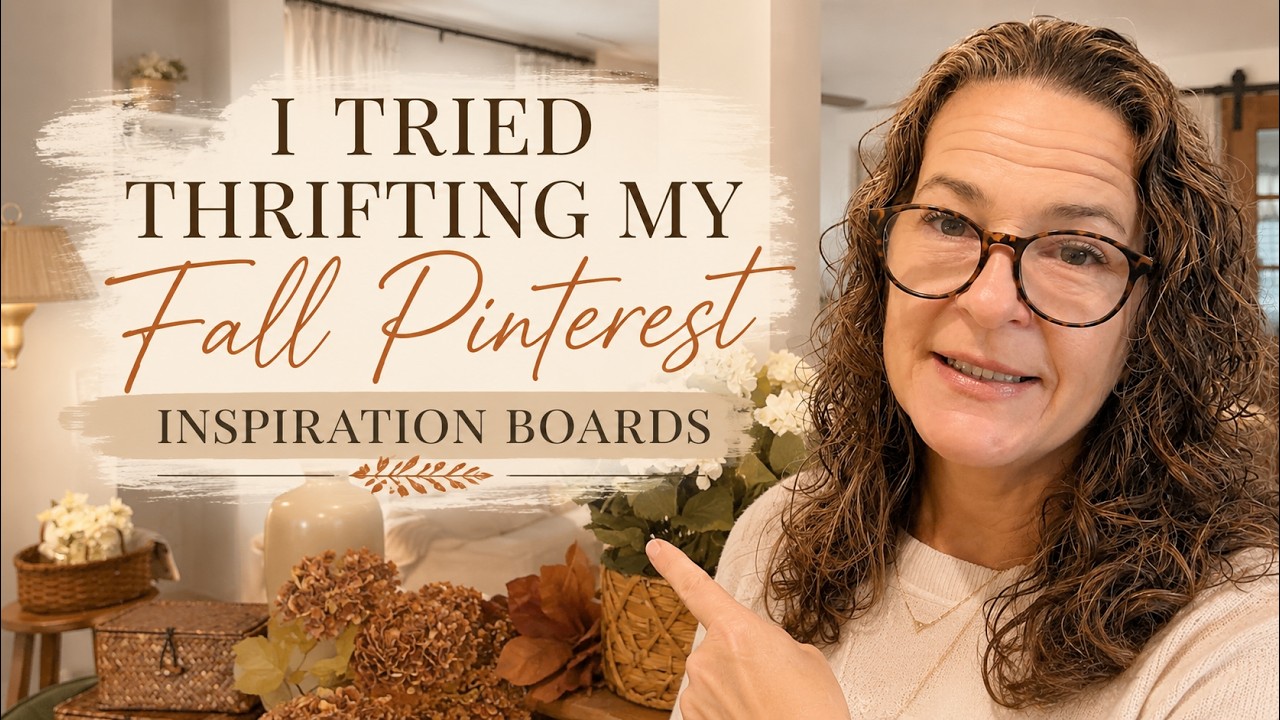 I Thrifted My Pinterest For Fall Decor 🍂 Cozy Budget Friendly Thrift With Me Full Of Autumn Ideas