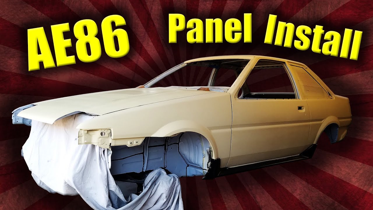 AE86 Project | Mounting Panels On A Car - AE86 Trueno Coupe Build