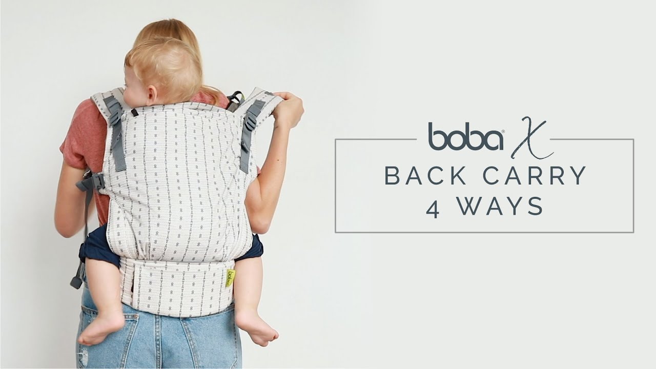 The Boba X: Back Carry 4 DIFFERENT methods