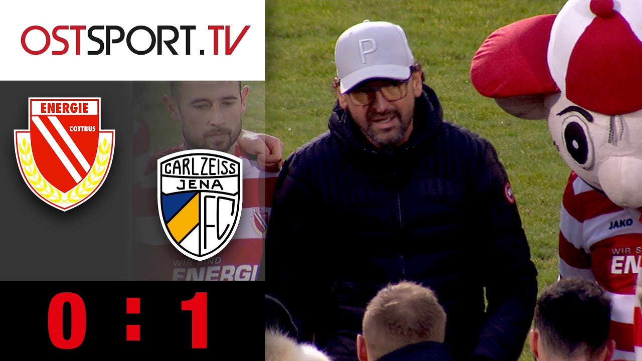 Wollitz angeschlagen! Energie verliert gegen Carl Zeiss: Cottbus – Jena 0:1 | Regionalliga Nordost