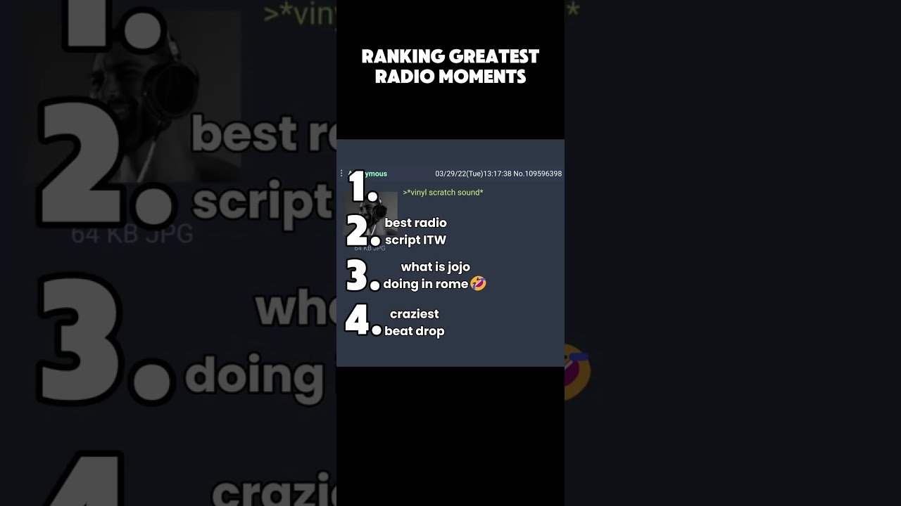 Ranking Greatest Radio moments #memes #funny #top5 #radio