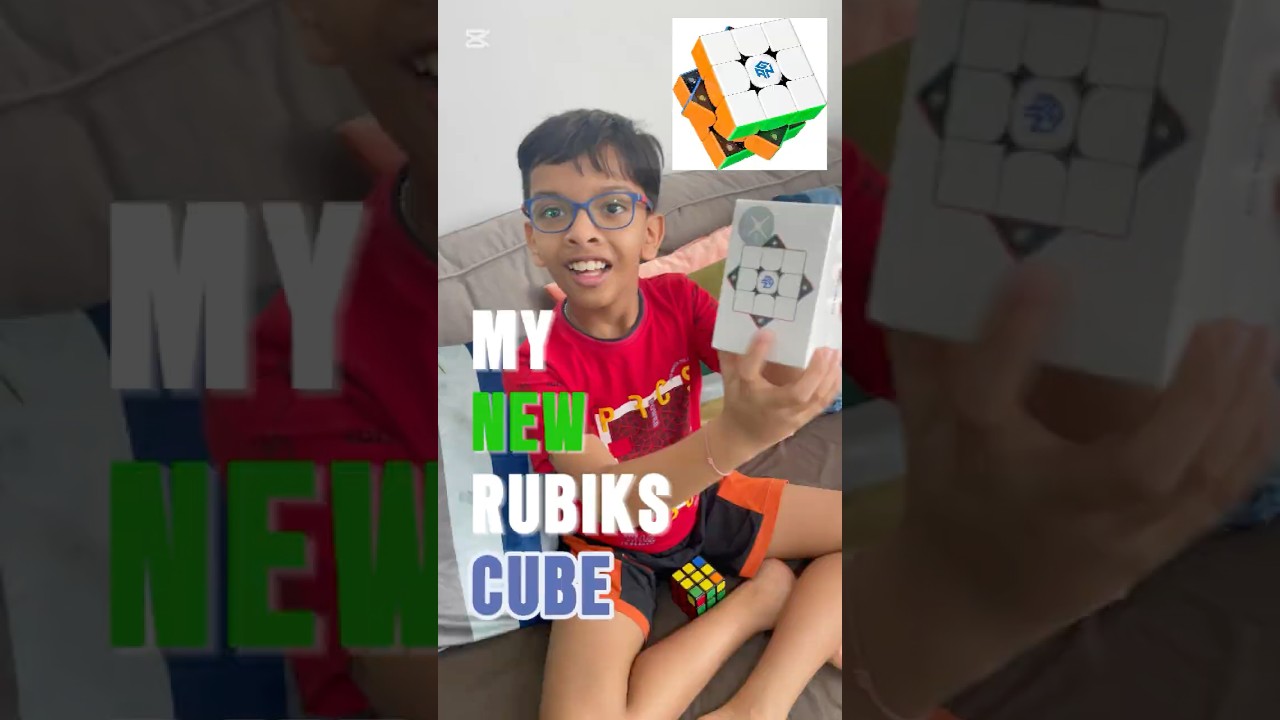 GAN 356 Magnetic Lite 3x3 Stickerless Cube Unboxing | My Coolest Rubik's Cube Ever!
