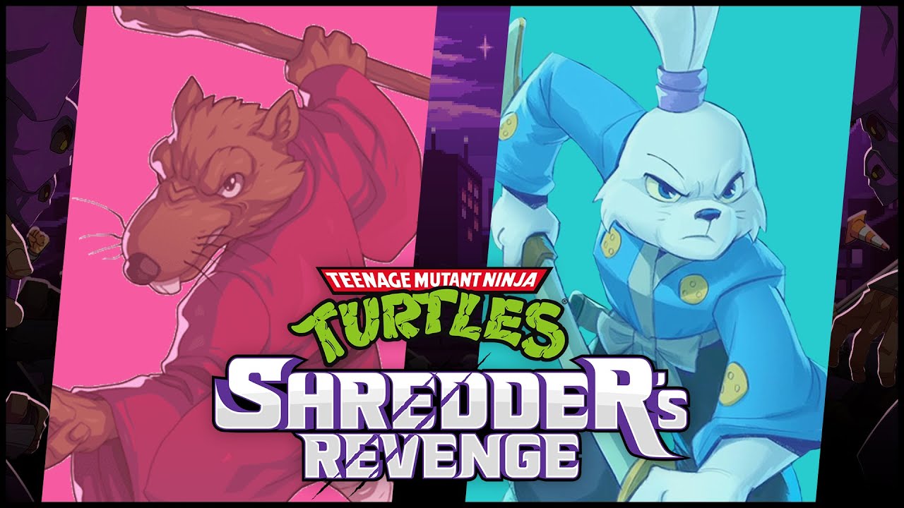 TMNT: Shredder's Revenge - ARS Upscaled / No SuperAttacks / No PP / No Death / 2p - Splinter & Usagi