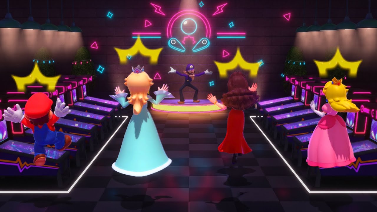 【スーパー マリオパーティ ジャンボリー】マリオVsロゼッタVsピーチVsポリーン(COM最強 たつじん)