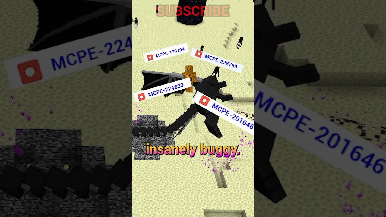 Эндер Дракон БЕЗУМНО БАГИРОВАННЫЙ&hellip; в Bedrock Edition