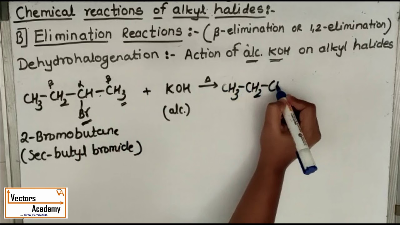 Halogen Derivatives of hydrocarbons | Lecture 6 | Elimination Reactions