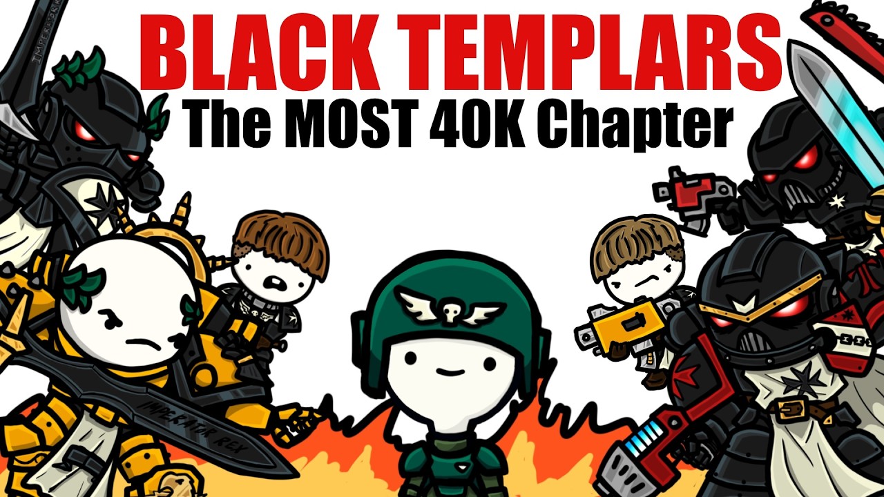 BLACK TEMPLARS: The Most BADASS chapter maybe ever | Warhammer 40k Lore