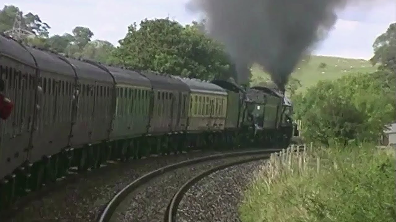steam on the south devon banks 5029 5051 Totnes-Dainton #locomotivesagainstthegradient