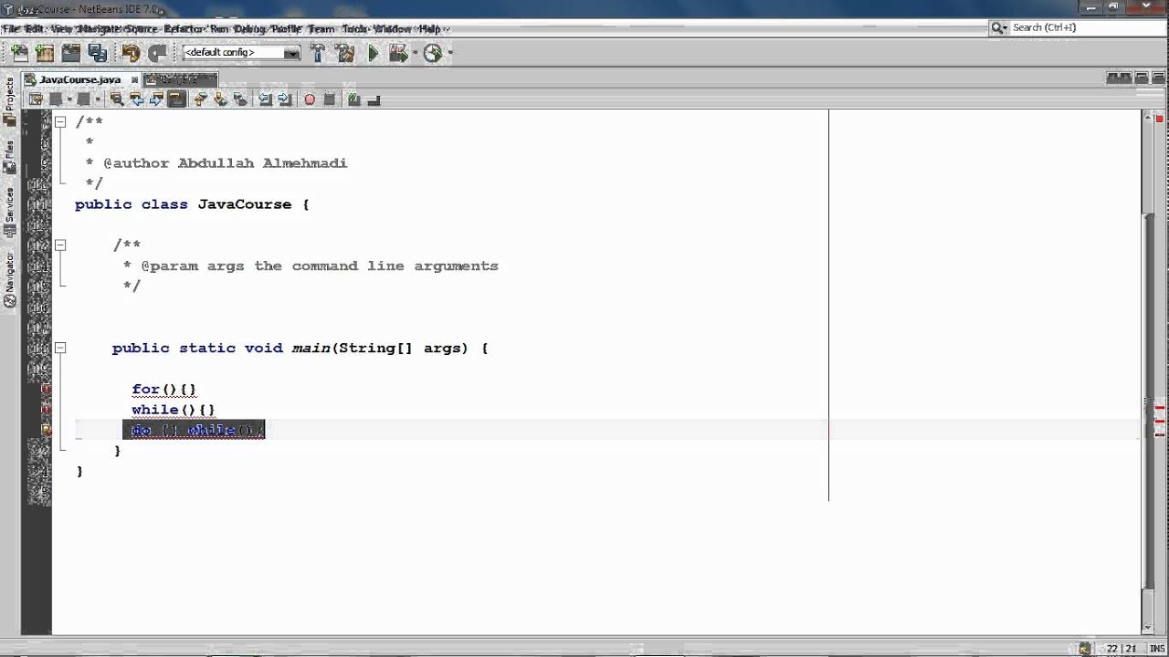 الدرس السادس والستون : خلاصة في Java Loop