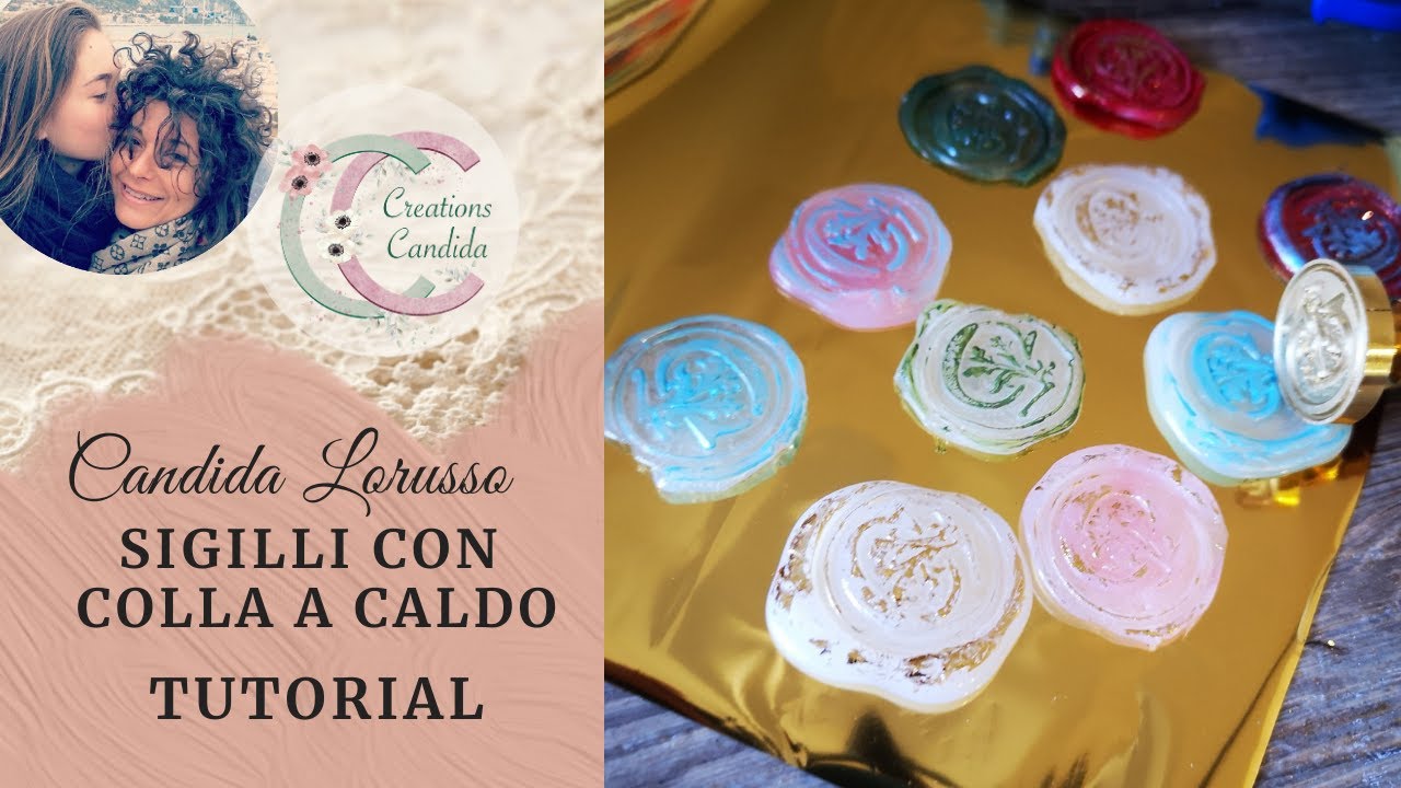 3 metodi per fare sigilli con colla a caldo.