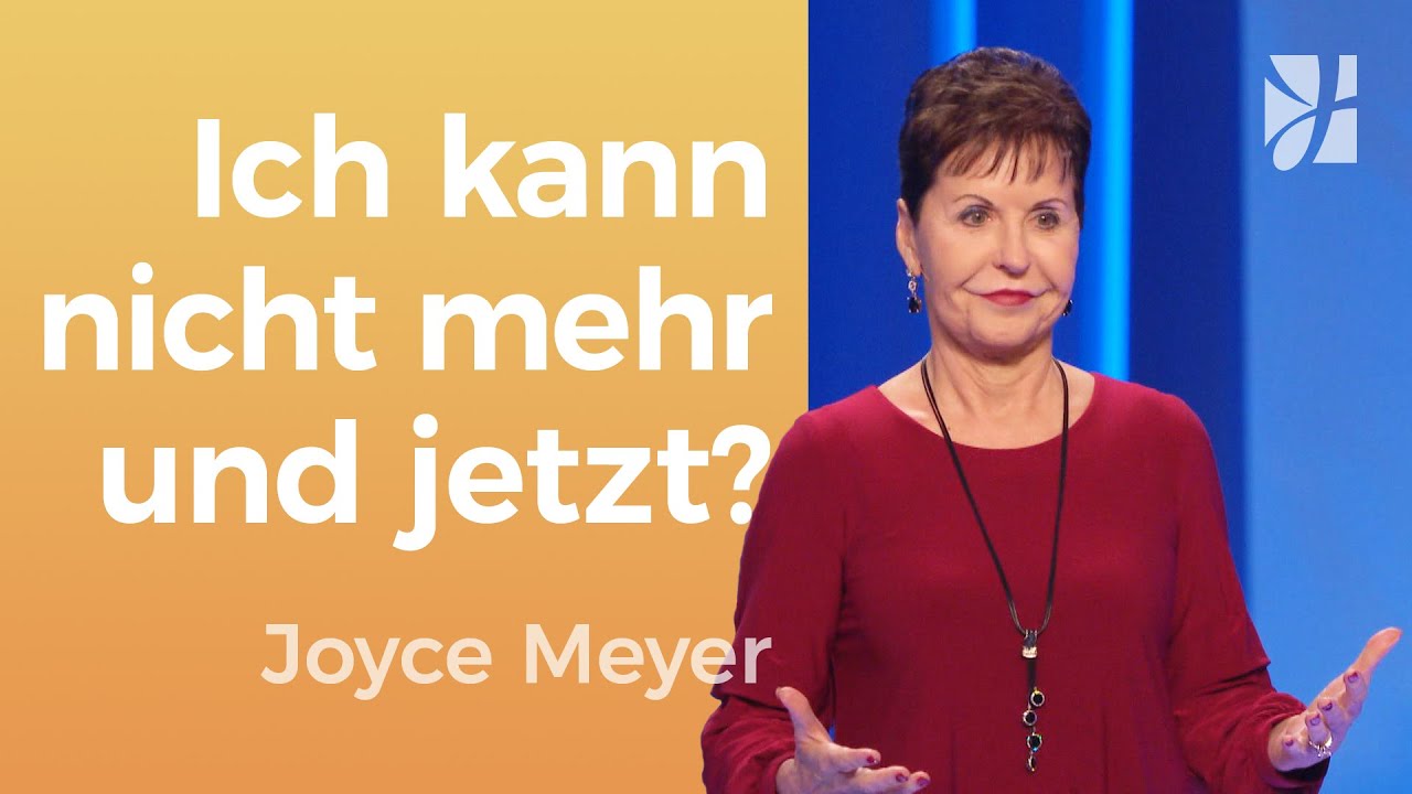 3 einfache SCHRITTE zu göttlicher Ruhe 🙏 – Joyce Meyer – Seelischen Schmerz heilen