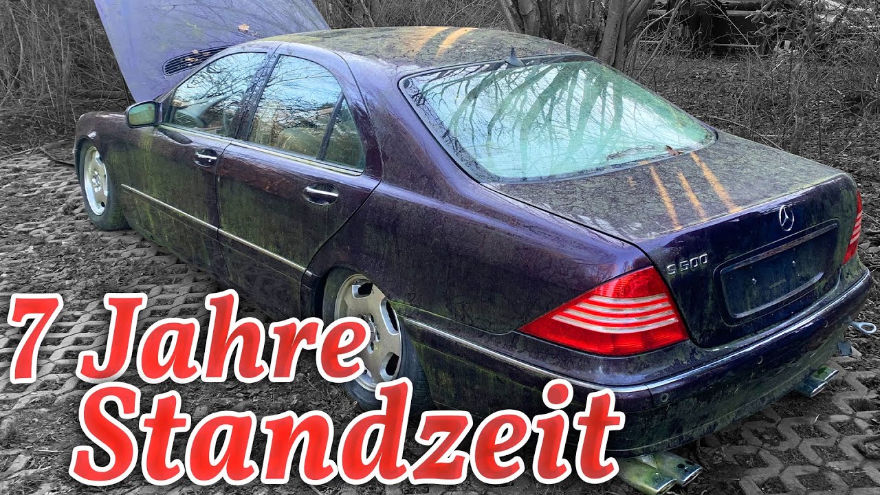 Verlassene S-Klasse aus dem Wald gezogen... | MOODY Cars