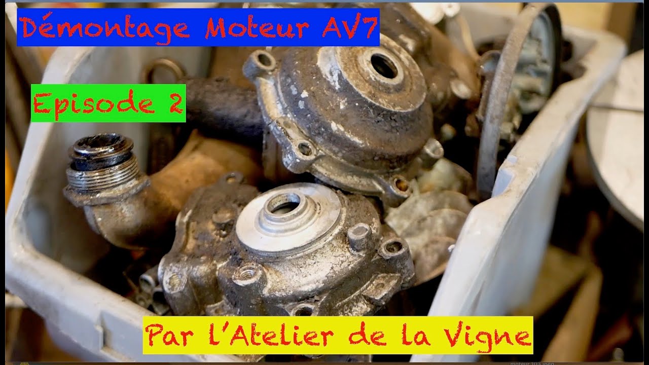 Motobécane : démontage d'un moteur AV7 - Episode 2