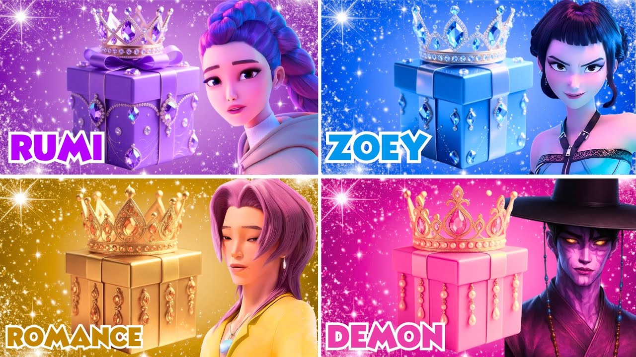 Выбери свой подарочный набор! 🎁 KPOP DEMON HUNTERS EDITION💜💙💛🩷Challenges Gift Boxes 4 BOXES