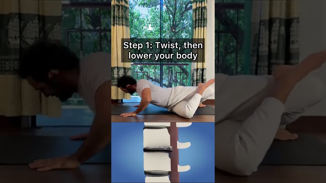How to crack your lower back safely (instant pain relief)