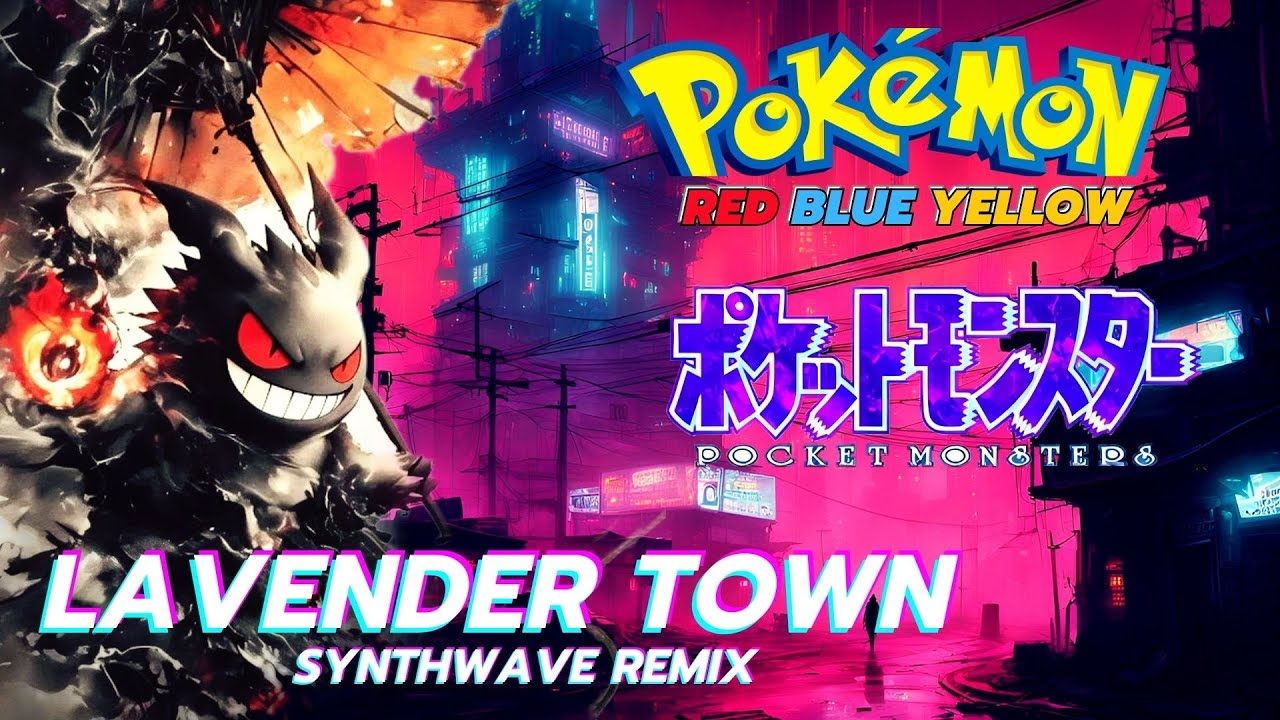 Lavender Town Synthwave Remix - Pokemon Red, Blue & Yellow