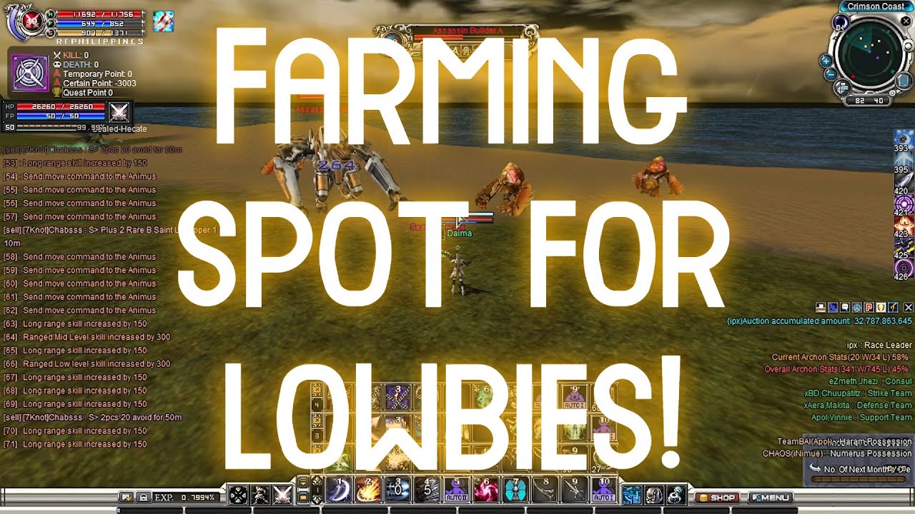 Farming Spot For Lowbies! RF Online Philippines - Xtian Jovic (Devii)
