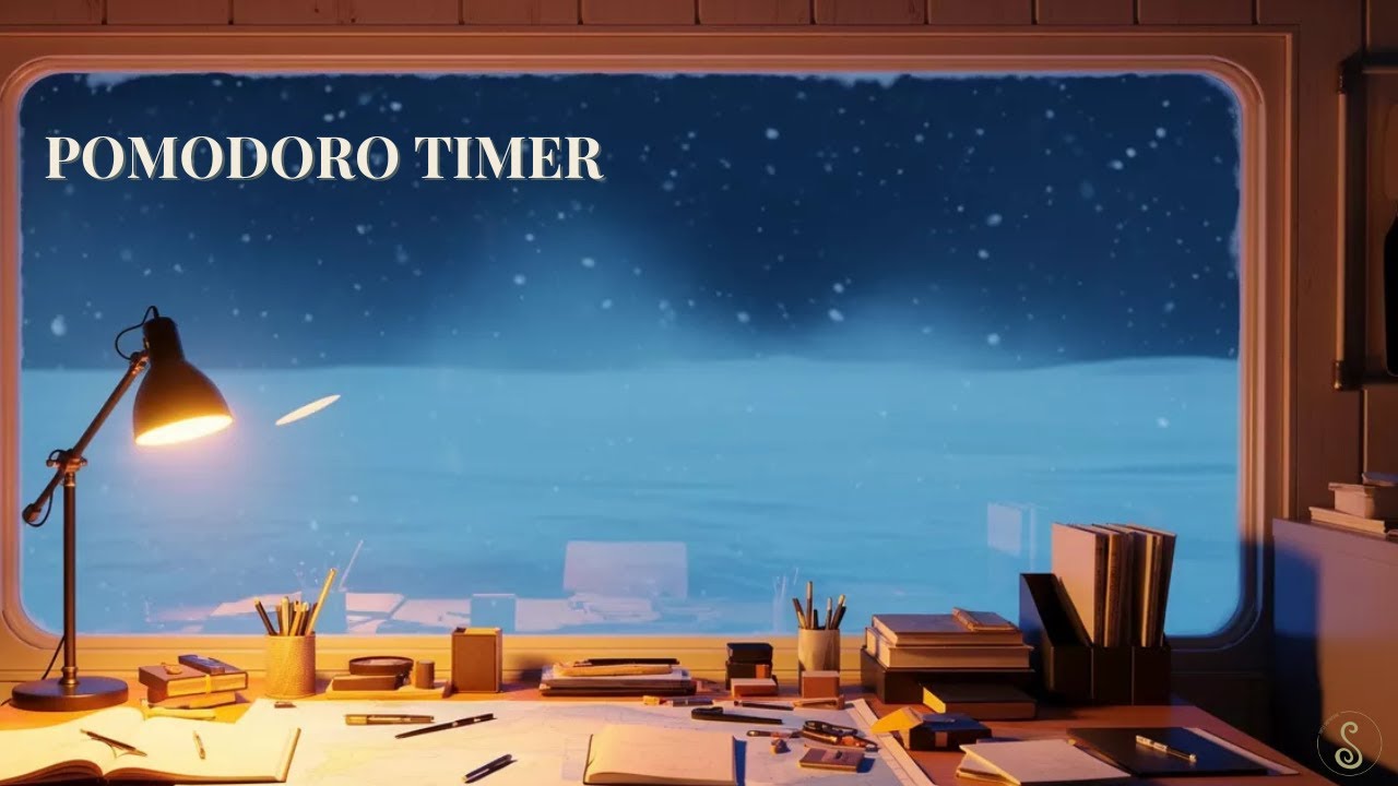 Explorer’s Realm | Arctic Outpost Pomodoro – 25/5 Focus Session