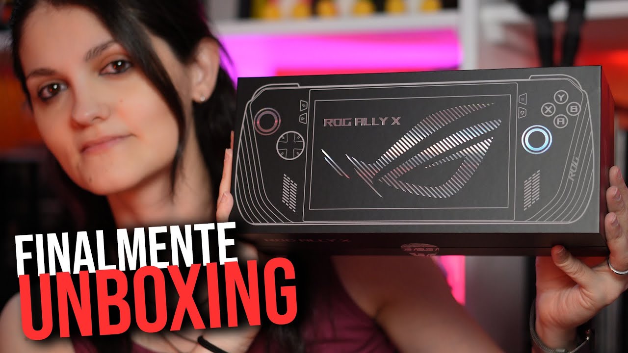ASUS ROG ALLY X - UNBOXING 4K multicamera vs ROG Ally vs Steam Deck