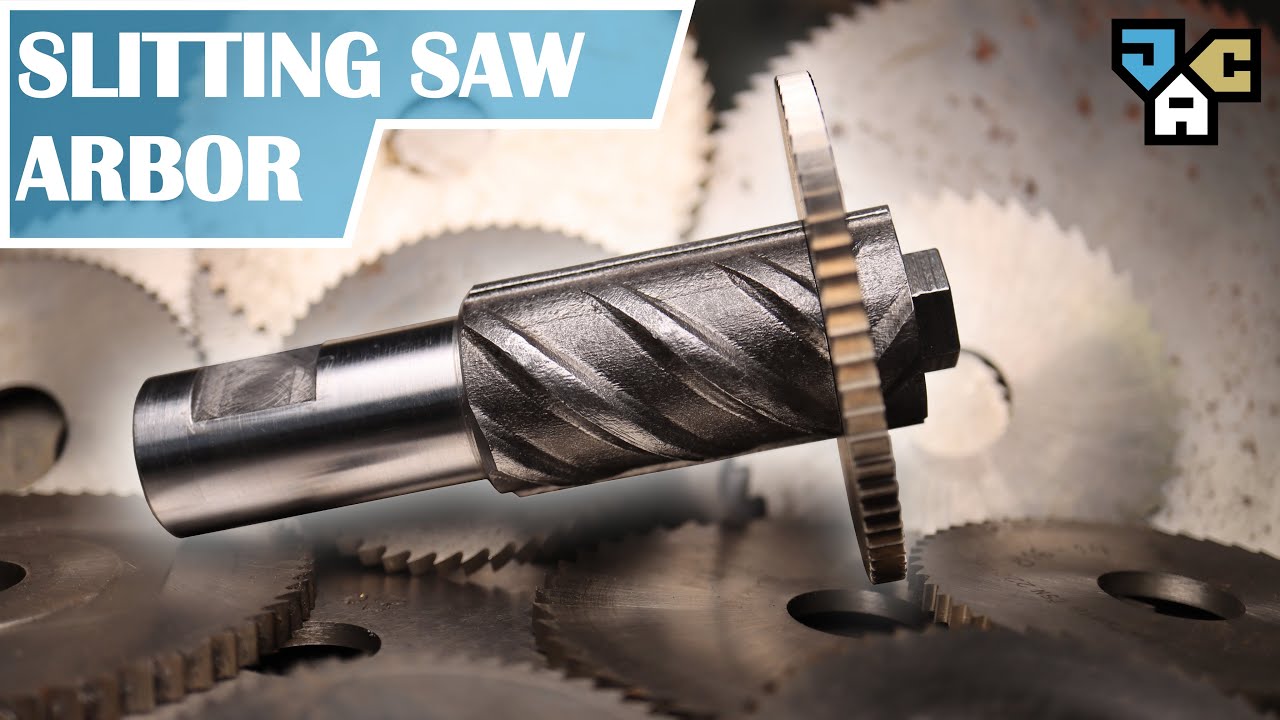 Machining Slitting Saw ARBOR out of Rebar / Manual Lathe and Mill operation