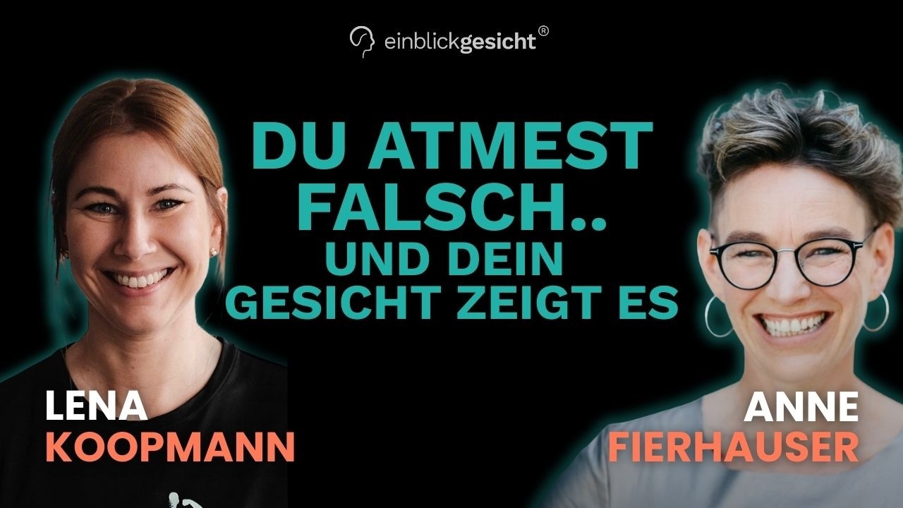 Du atmestfalsch..und dein Gesicht zeigt es