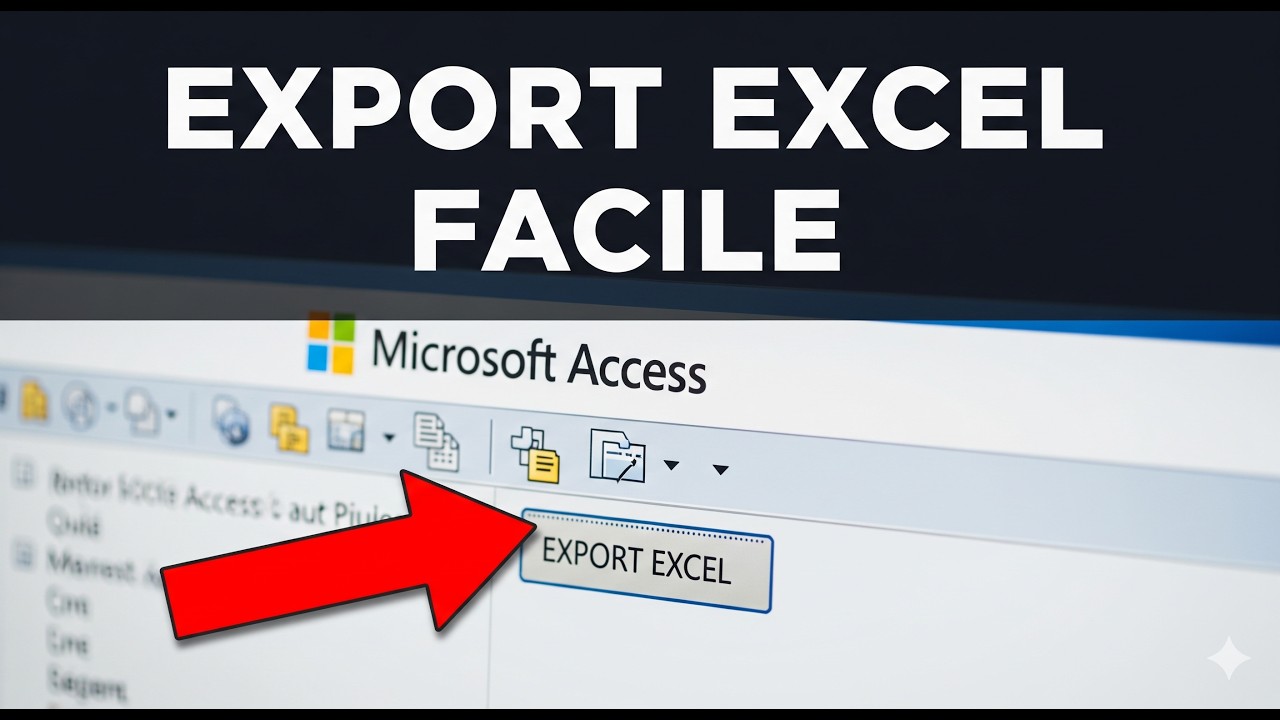 Créer un bouton d'export au format Excel (Macro Access 01)