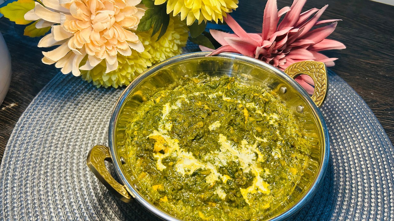 Restaurant Style Chicken Palak Curry | ریسٹورنٹ اسٹائل چکن پالک