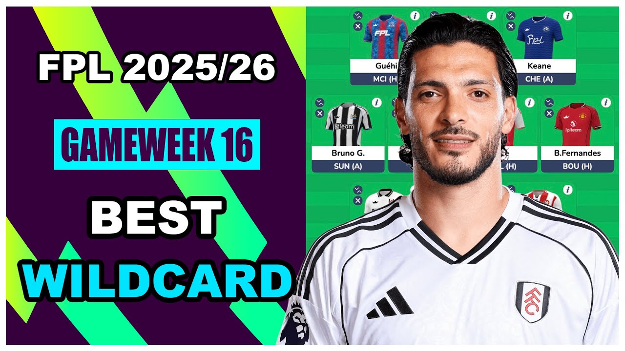 FPL Gameweek 16: BEST WILDCARD TEAM | Fantasy Premier League Tips 2025/26