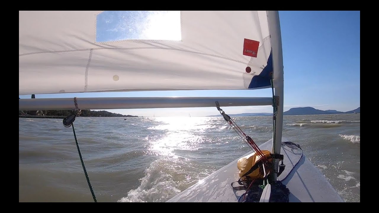 Laser Sailing in Strong Wind - Unedited - A.S.M.R.
