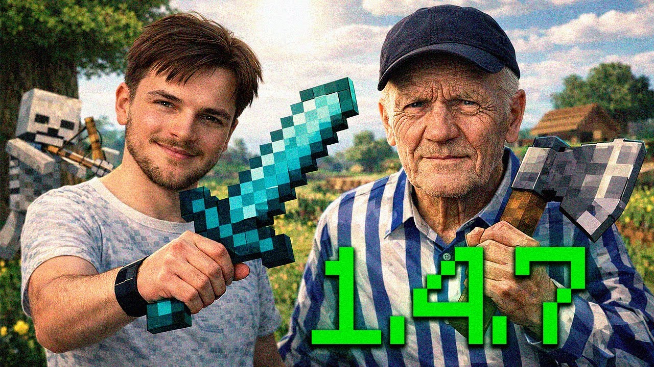 Привет! Поиграем в майнкрафт 1.4.7?