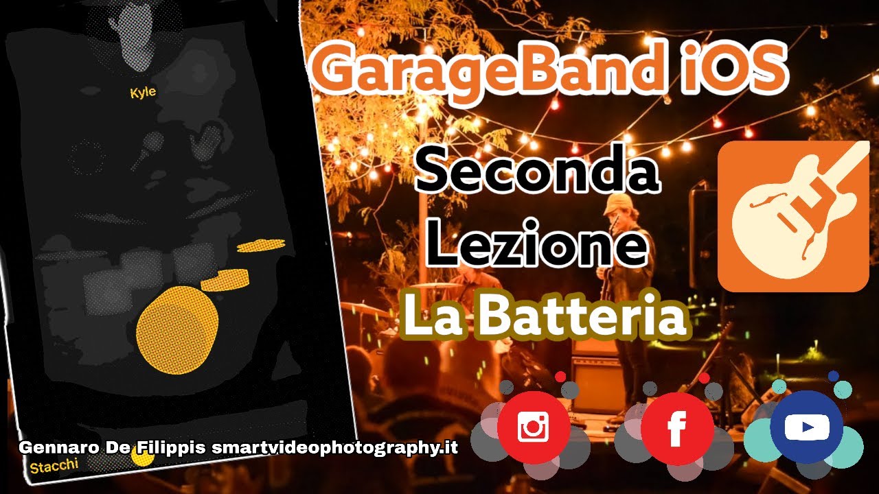 GarageBand iOS  - Seconda Lezione - La Batteria DRUMMER