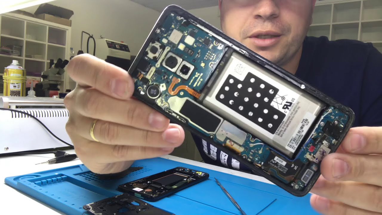Como Trocar o vidro e Display quebrado do Samsung Galaxy s9+
