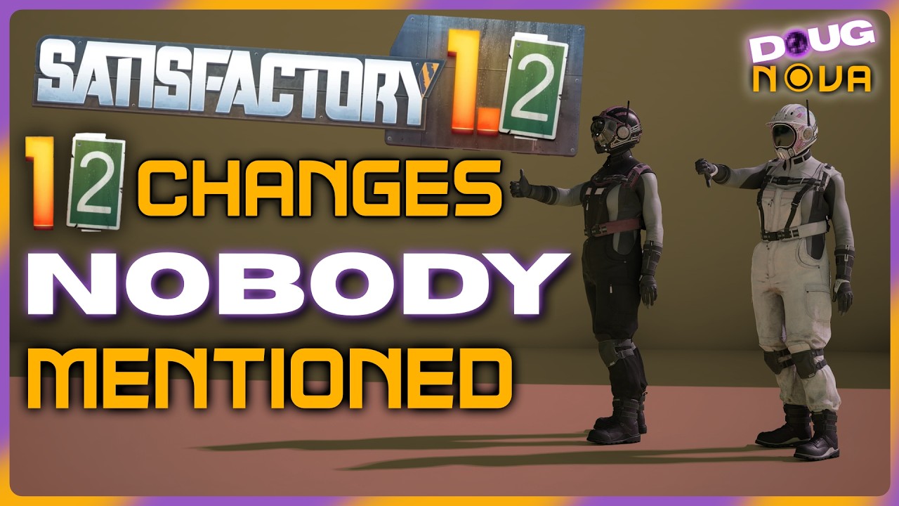 12 Changes Only Advanced Players will Notice in Satisfactory 1.2