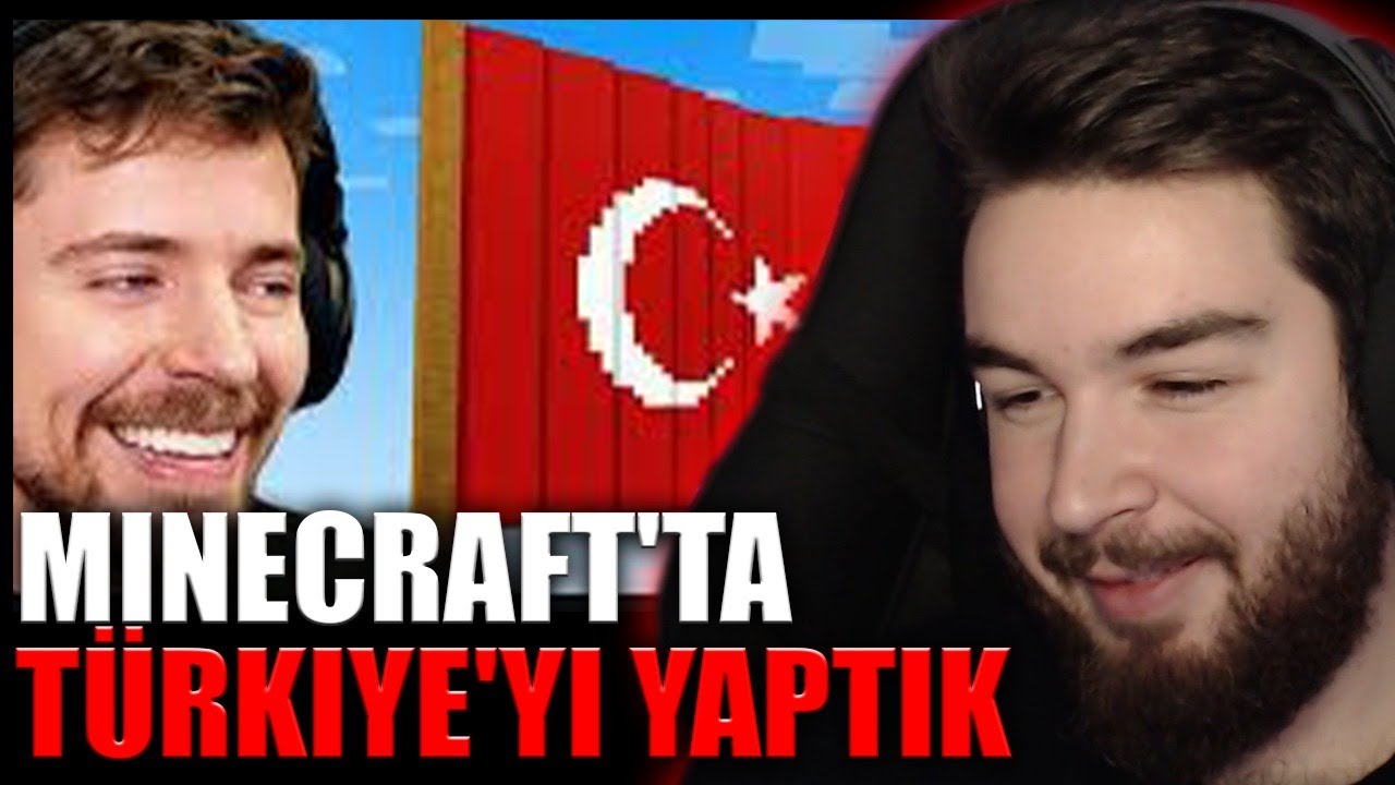 H1vezZz Minecraft'ta Türkiye'yi Yaptık İzliyor (@MrBeastGaming)