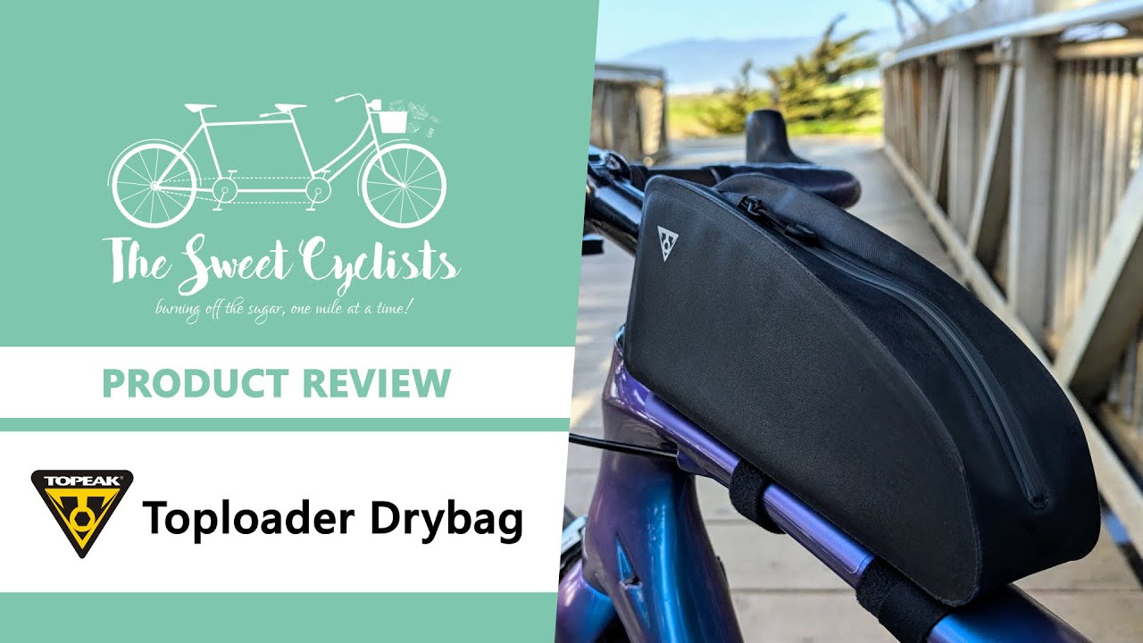 Topeak Toploader Drybag Toptube Bike Bag Review - feat. Rubber Zipper + 1L Capacity + Bolt / Velcro