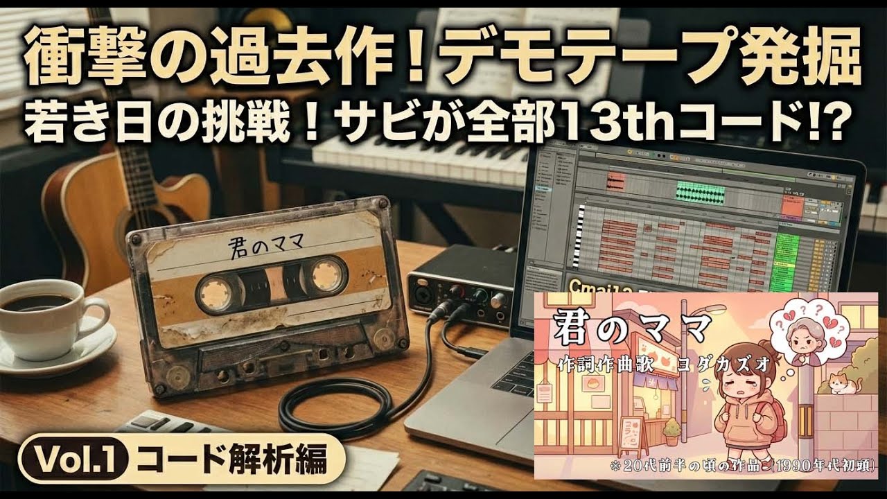 押し入れから出た20年前のカセットテープ。解析したら、とんでもない名曲だった。