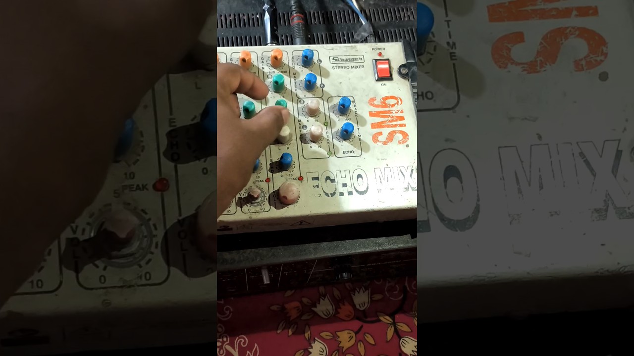 New Dj Satup|| SM6 Full Setting Mic + Music Setting 