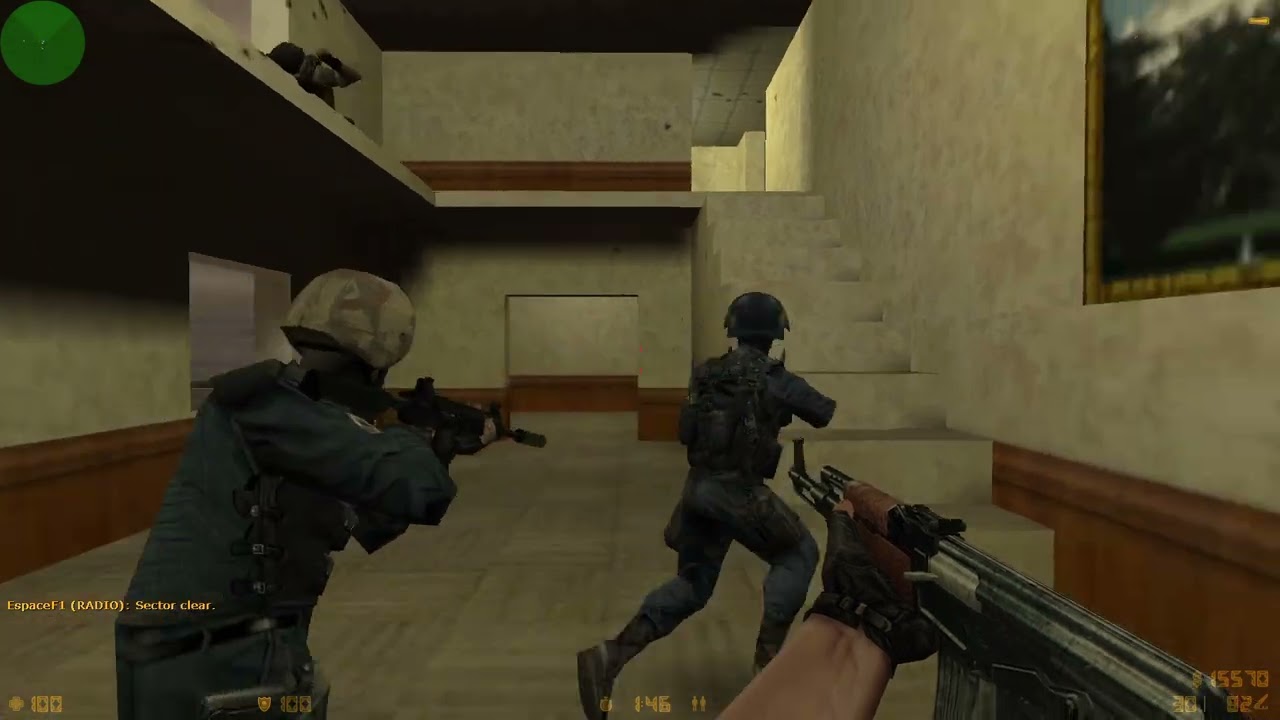 Counter Strike - Боты Condition Zero (cs_mansion)
