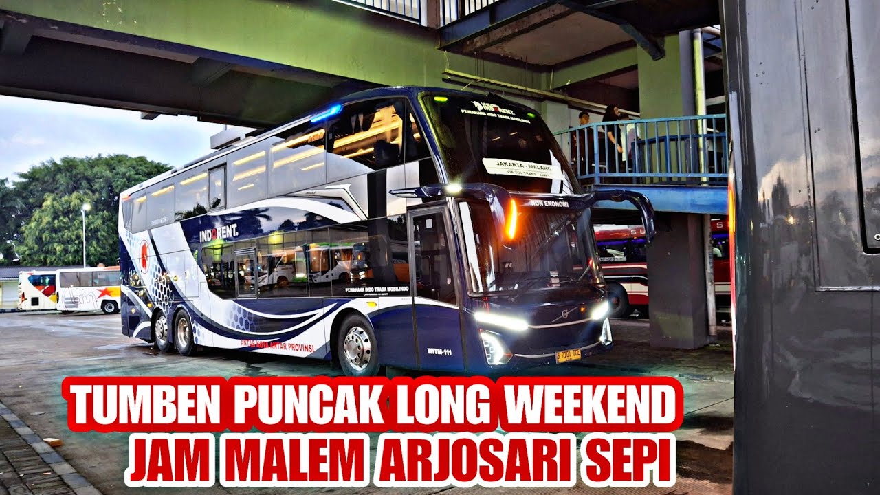 JAM MALEM TERMINAL ARJOSARI LONG WEEKEND SEPI,DAMRI TERUS MENYERBU