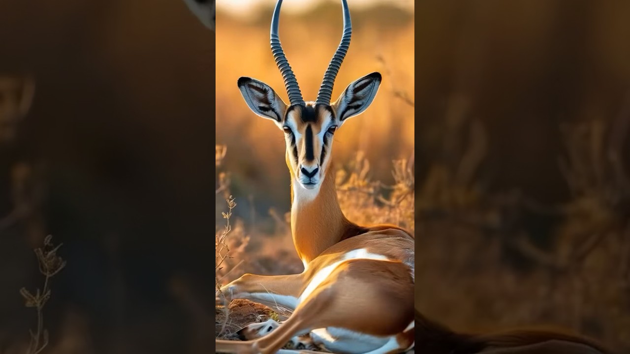 Gazelle In Nature #gazelle #ai #gazelles #wildlife #nature #animals #ai #aiinsights #shorts
