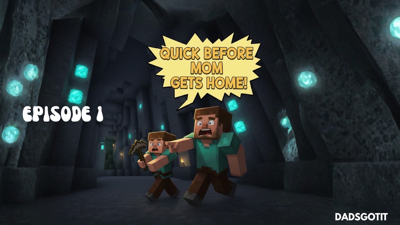 SON TEACHES DAD MINECRAFT: Episode One