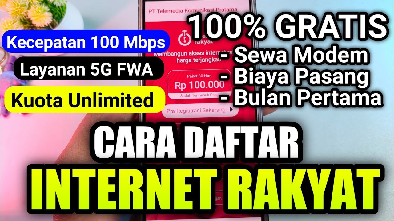 Cara Daftar Internet Rakyat