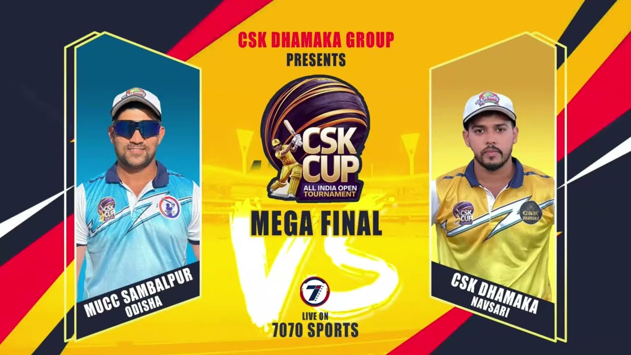 FINAL MATCH I CSK DHAMAKA VS MUCC SAMBALPUR MATCH AT CSK CUP 2024 (NAVSARI - GUJARAT)