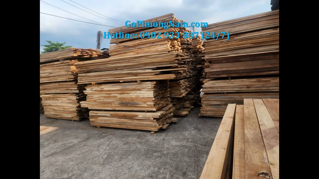 Gỗ Teak Lào Nhập Khẩu Làm Bàn Ghế Nội Thất