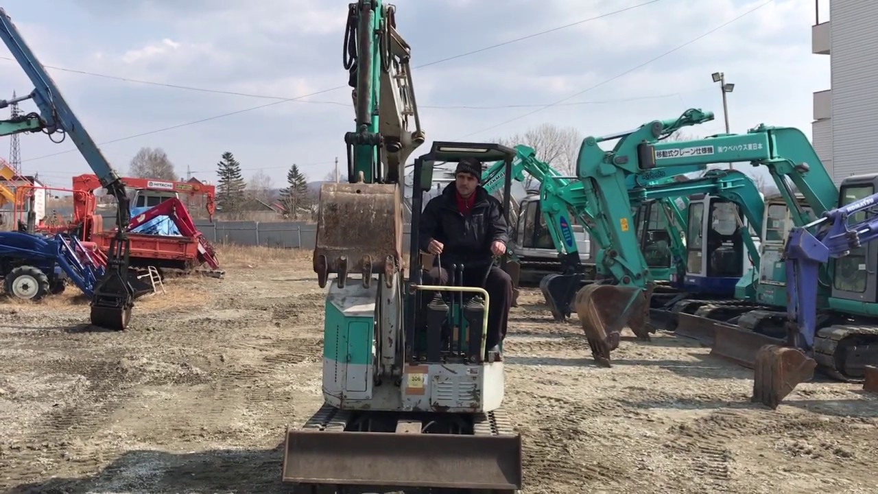 KOMATSU PC12UU Короткий тест миниэкскаватора